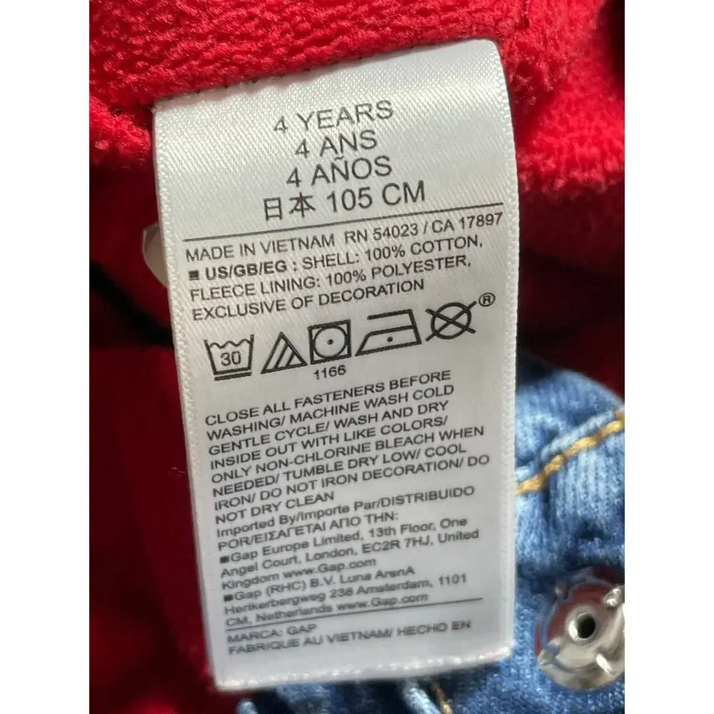 Disney for Baby GAP Girls' Minnie Mouse Embroidery Tapered Denim Jeans Pants 4YO